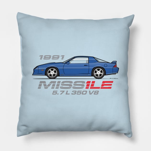 1LE Blue Pillow by JRCustoms44