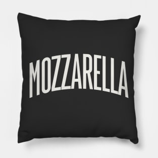 Mozzarella Cheese College Type Italian Food Mozzarella Lover Pillow