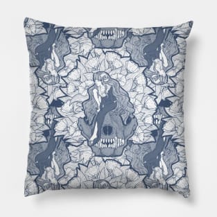 The Lamb and the Wolf Seamless Pattern Pillow