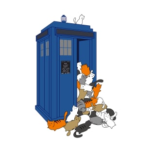 TARDIS and kittens T-Shirt