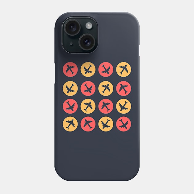 Airplanes Pattern Phone Case by Jetmike