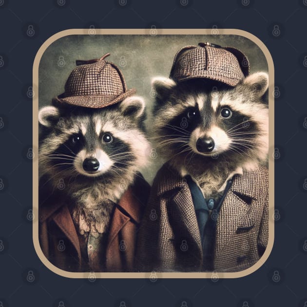 Raccoon Detectives by LizTodd