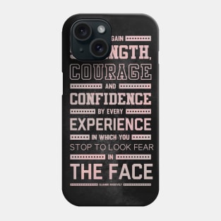 Lab N. 4 Strength Does Not Come Arnold Schwarzenegger Motivational Quote Phone Case