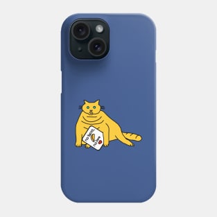 Hungry Cat says No Tacos No Love Phone Case