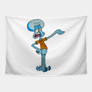 Squidward Meme Tapestries Teepublic