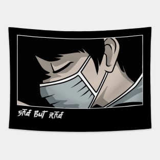 Sad But Rad Antisocial Japanese Aesthetic Dark Depression Tapestry