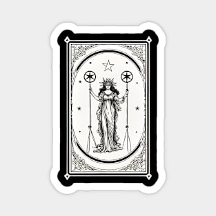 Themis Tarot Card Astrology Occult Mystical Magnet