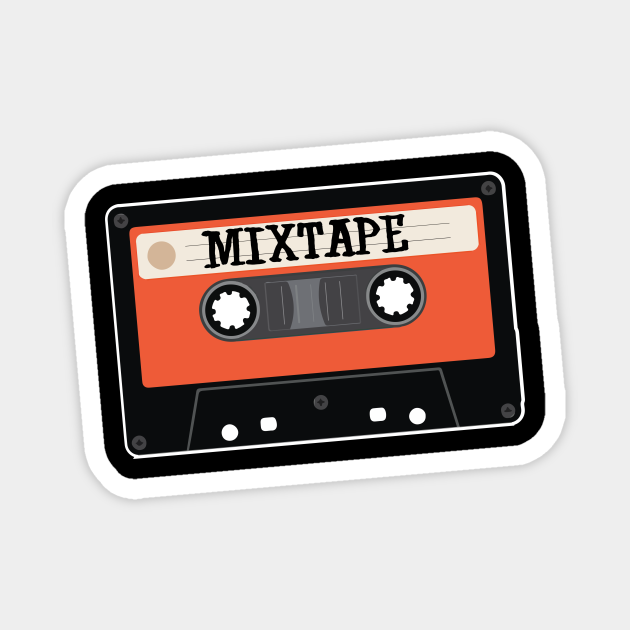 Tegn et billede Uartig æggelederne Mix tape old school dj hip hop and rap cassette - Mix Tape Old School Dj Hip  Hop And Rap - Magnet | TeePublic