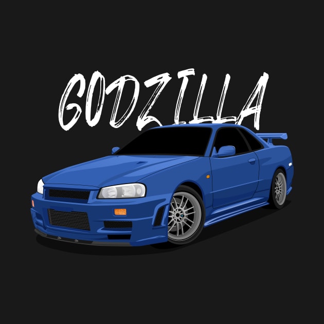 GTR - Godzilla by masjestudio