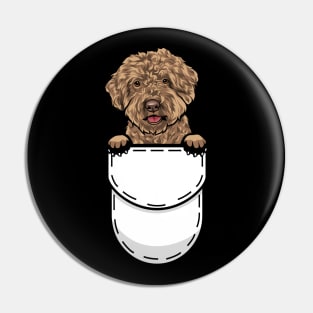 Funny Lagotto Romagnolo Pocket Dog Pin