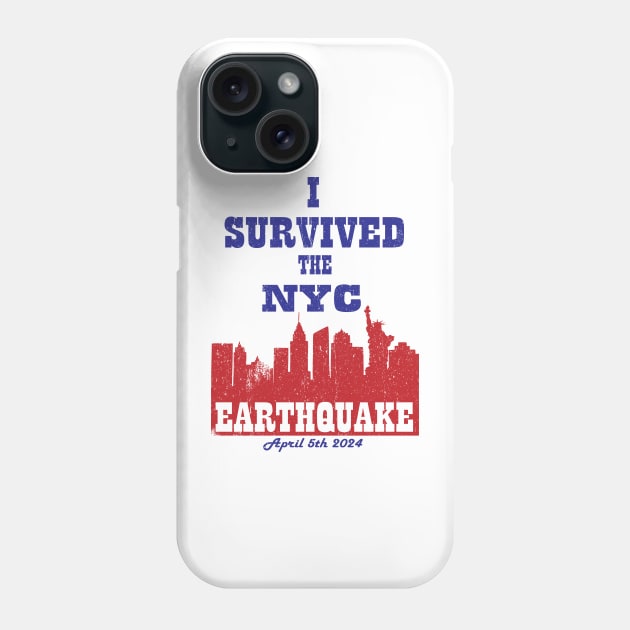 Vintage I Survived The NYC Earthquake Phone Case by LEGO