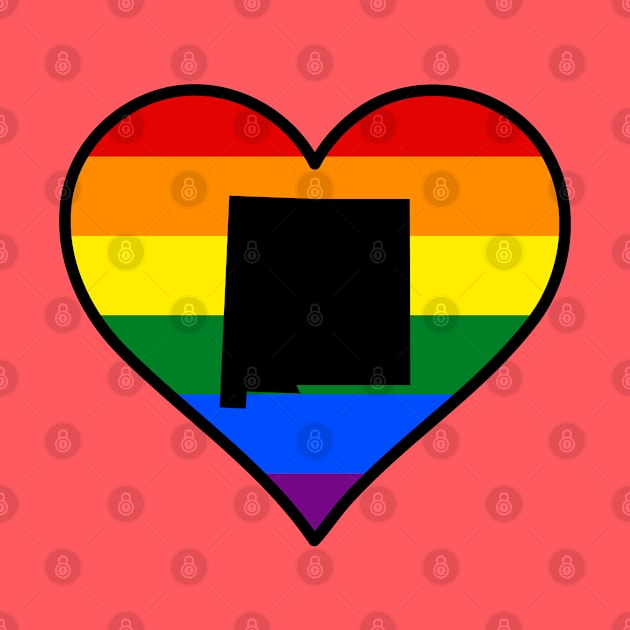 New Mexico Gay Pride Heart by fearcity