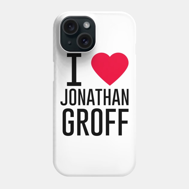 I heart Jonathan Groff Phone Case by byebyesally