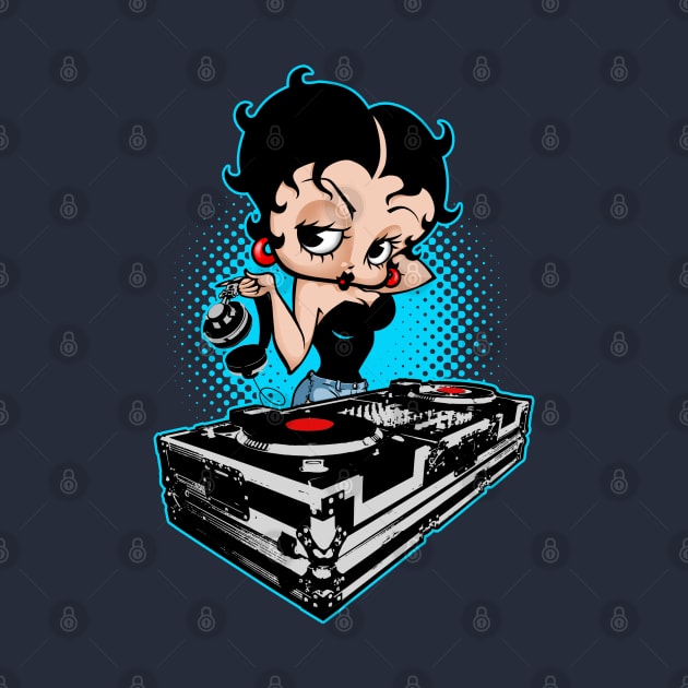 BETTY BOOP TURNTABLES by KERZILLA