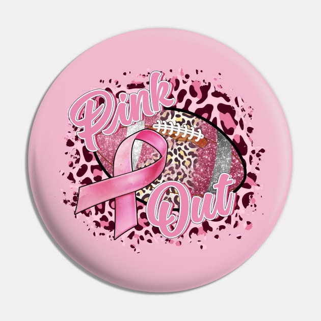 in October We Wear Pink Pin by Myartstor 