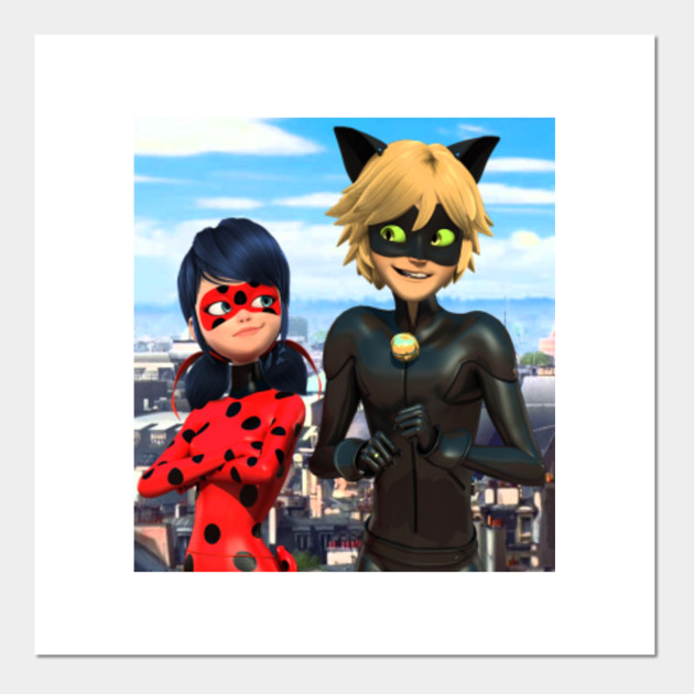 Ladybug Cat Noir Miraculous Ladybug Poster E Stampa