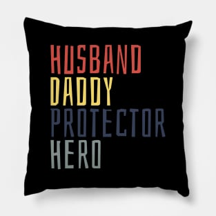 Husband Daddy Protector Hero Pillow