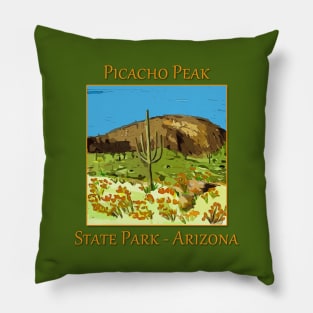 Picachu Peak State Park in Arizona Pillow