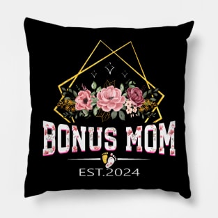 Bonus Mom Est 2024 Pillow