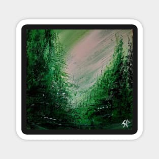 Green Forest Magnet