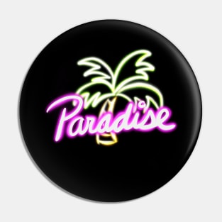 Neon Paradise Pin