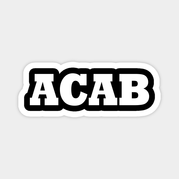ACAB Magnet by Milaino
