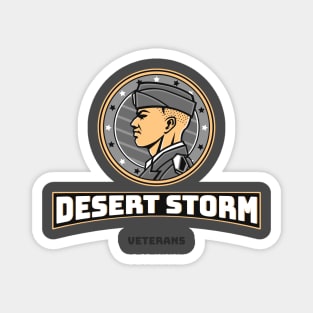 Desert Storm Veteran Magnet