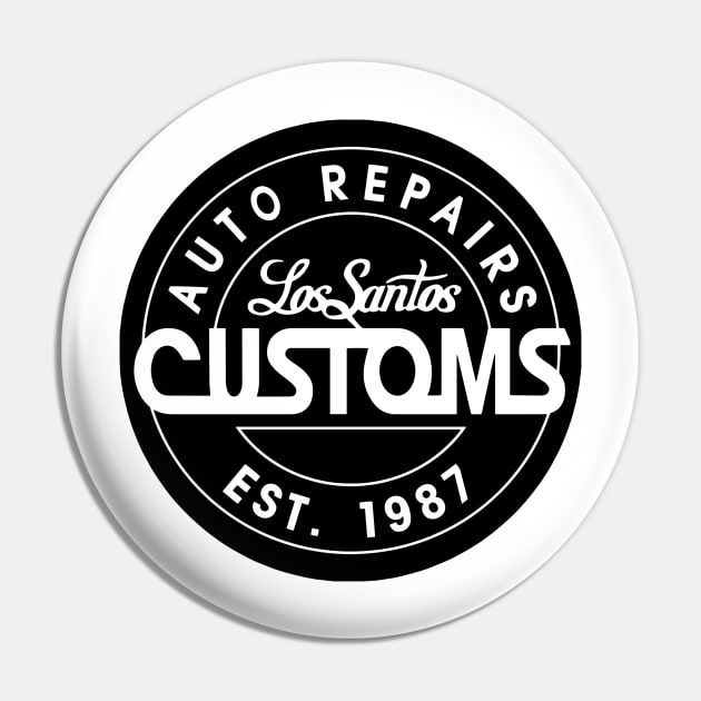 Los Santos Customs Pin by fandemonium