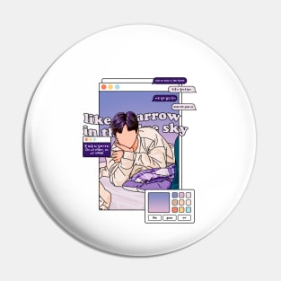 BTS LIFE GOES ON RAP MONSTER Pin
