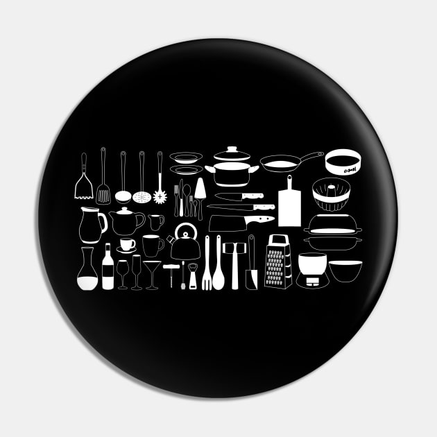 Minimalist Chef Pin by ballhard