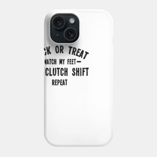 Trick or Treating for car people Phone Case