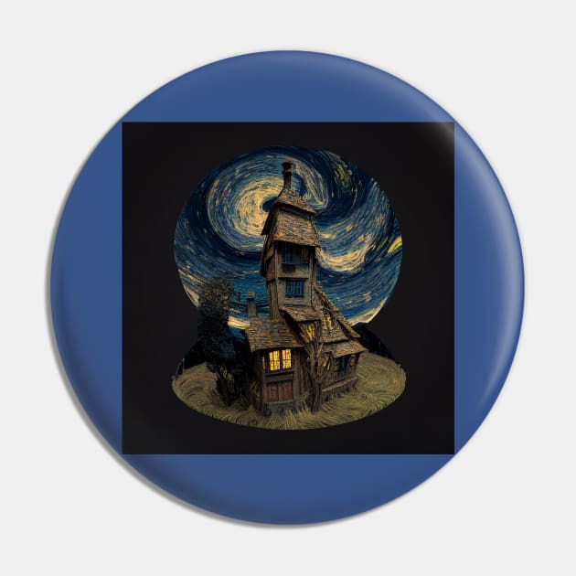 Starry Night Over The Burrow Pin by Grassroots Green