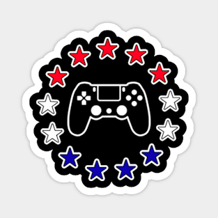 PlayStation Red White Blue Alt Magnet