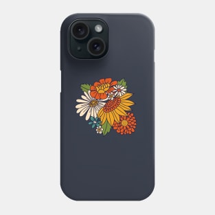 70s Retro Floral - Bold Phone Case