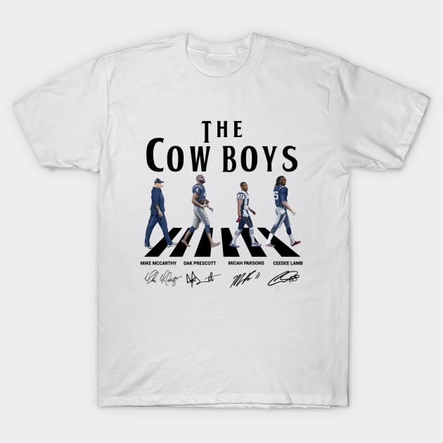 FREE shipping The Cowboys Walk On The Road Signature Dallas