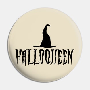 hat and halloqueen Pin