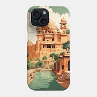 Gwalior India Vintage Tourism Travel Phone Case