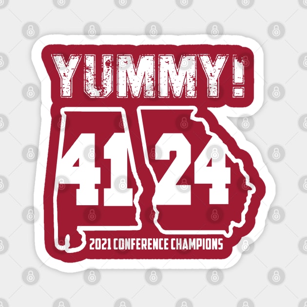 YUMMY ALABAMA GEORGIA 2021 Magnet by thedeuce