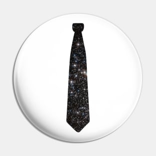 Tie - Black space Pin