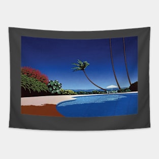 Poolside, Hiroshi Nagai. this isn't happiness Tapestry