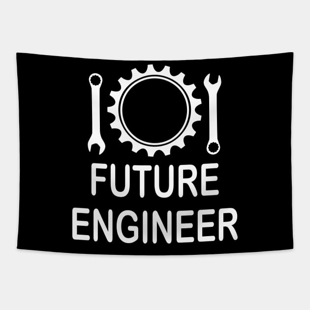 future engineer engineering gift school Tapestry by PrisDesign99