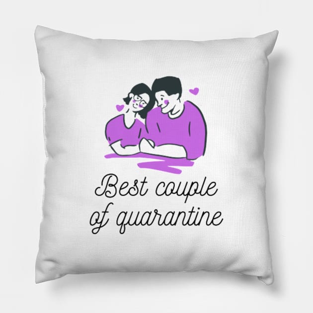 Best Couple of Quarantine Pillow by ugurbaristas