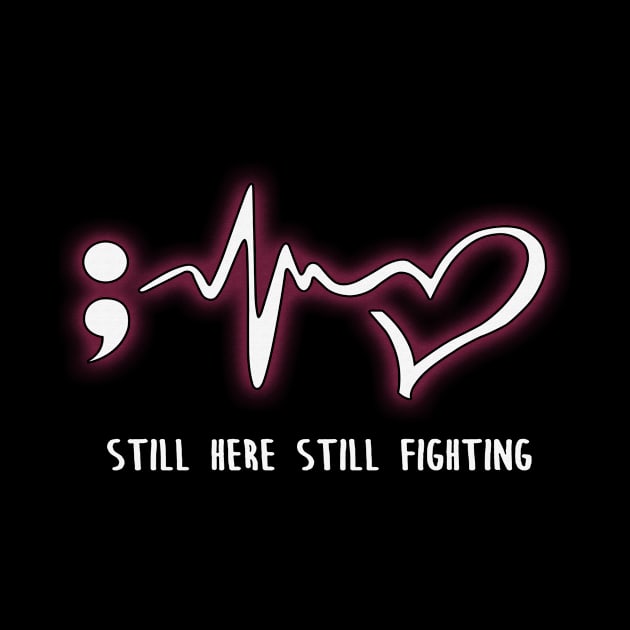 Still Here Still Fighting Sickle Cell Awareness Burgundy Ribbon Warrior by celsaclaudio506