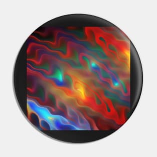 Glowing waves Pin