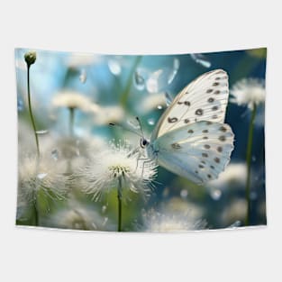 Butterfly Flower Nature Serene Tranquil Tapestry