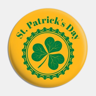 St. Patrick's Day Beer Pin