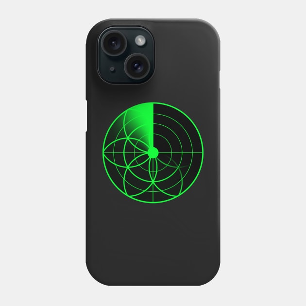 Seed of Life Radar Phone Case by 33oz Creative