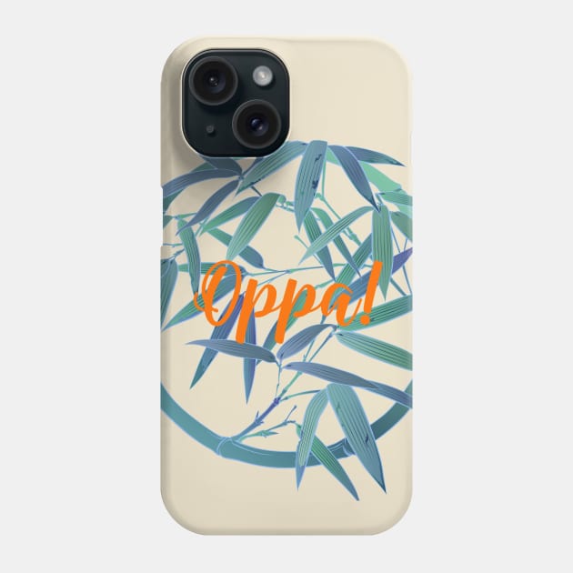 Oppa! K-pop inspired design by blacklinesw9 Phone Case by Blacklinesw9