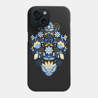 Pattern with The Tree of Life Inspired by Ukrainian Traditional Embroidery Phone Case