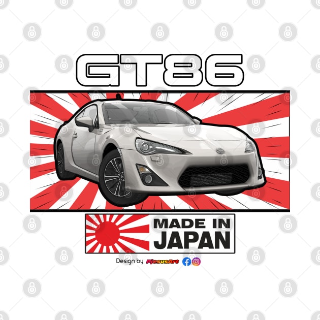 Toyota GT86 White by PjesusArt